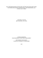 RELATIONSHIP BETWEEN FLIGHT TIME AND ORGANIZATION DESIGN OF INTERNATIONALIZING ARCHITECTURAL AND ENGINEERING (ae) CONSULTANCY FIRMS 