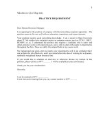 Mẫu thư xin việc bằng tiếng anh 