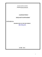 ORGANIZATION CULTURE AND SYMBOLS