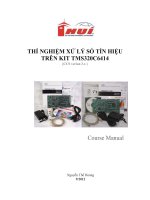 Thí nghiệm xử lý số tín hiệu trên KIT TMS320C6414