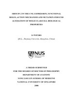 Sirtuin2 in the CNS  expression, functional roles, action mechanism and mutation induced alteration of molecular  cell biological properties 