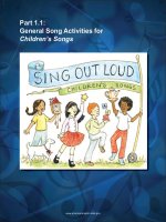 Ebook Sing out loud Children Song  complete songbook activities
