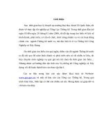 TÌNH HÌNH CƠ BẢN VỀ VỤ CÔNG NGHIỆP VÀ XÂY DỰNG.tại tổng cục thống kê