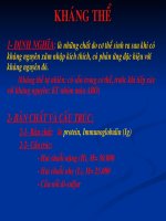 Bài giảng kháng thể full 