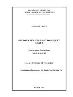 Bài toán tựa cân bằng tổng quát loại II