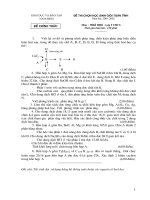 Đề thi học sinh giỏi nam định