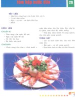 Ebook Kỹ thuật nấu ăn đãi tiệc  60 món tôm: Phần 2  Triệu Thị Chơi, Nguyễn Thị Phụng