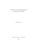 A survivability framework for autonomous systems 