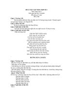 ĐỀ LUYỆN TÂP 1 VÀ 2 CÓ ĐÁP ÁN