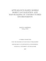 Appearance based mobile robot localization and map building in unstructured environments