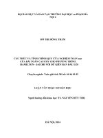 Luận văn cấu trúc và tính chính quy của nghiệm toàn cục của bài toán cauchy cho phương trình hamilton   jacobi với dữ kiện ban đầu lồi