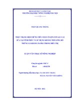 Thực trạng hội chứng tiêu chảy ở lợn con sau cai sữa tại vĩnh phúc và sử dụng kháng thể lòng đỏ trứng gà kháng f4 pili trong điều trị