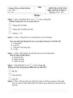 Đề thi L.Sử & Đ.Lí 5 (2010 2011) có đáp án