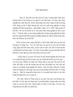 ĐÁNH GIÁ HIỆU QUẢ HOẠT ĐỘNG KINH DOANH  tại tổng công ty rau quả việt nam