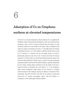 Dynamics of epitaxial graphene growth and adsorptions of cobalt 6 