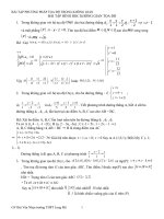 bài tập hhkg tọa độ có dáp án