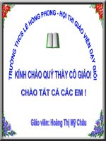 Hoa 9  Tiet 54  Ruou etylic