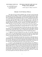 Hướng dẫn tổng kết  năm học 2010 2011