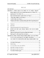 Tổng quan về công ty và thực trạng hoạt động sản xuất kinh doanh của công ty CP vận tải  Đại lý tàu biển VIETSING