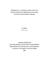 Theoretical and simulation study on ogston sieving of biomolecules using continuum transport theory 
