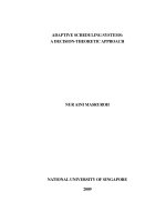 Adaptive scheduling systems  a decision theoretic approach 