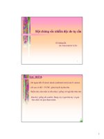 Hội chứng sốc nhiễm độc do tụ cầu 