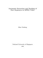 Automatic extraction and tracking of face sequences in MPEG video