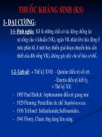 Bài 12 thuốc kháng sinh 