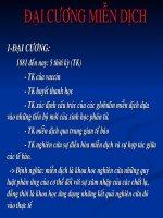 Bài 5 đại cương miễn dịch 