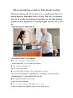 Mẫu câu giao tiếp tiếng anh cho thư kí và lễ tuân