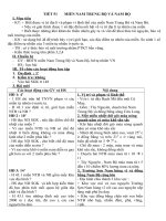 TIẾT 51       MIỀN NAM TRUNG BỘ VÀ NAM BỘ