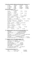 100 đề thi học sinh giỏi tiếng anh lớp 6