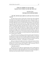 Công tác nghiên cứu dân tộc học tại bảo tàng văn hóa các dân tộc việt nam   ma ngọc dung