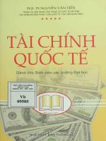tài chính quốc tế nguyễn văn tiến