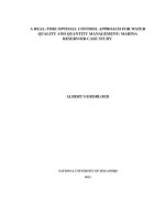 A real time optimal control approach for water quality and quantity management  marina reservoir case study