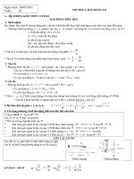 giáo án ôn thi tốt nghiệp vật lí  chương 1