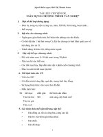 chuyên đề dàn dựng chương trình văn nghệ