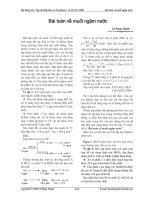 truongtructuyen Bài toán muối ngậm nước