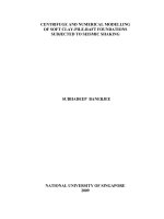 CENTRIFUGE AND NUMERICAL MODELLING OF SOFT CLAY PILE RAFT FOUNDATIONS SUBJECTED TO SEISMIC SHAKING