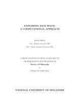 Exploring face space a computational approach