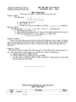 đề thi thử lớp 10 năm học 2011 2012 có đáp án