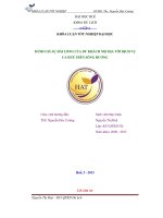 Đánh giá sự hài lòng của du khách nội địa với dịch vụ ca huế trên sông hương 