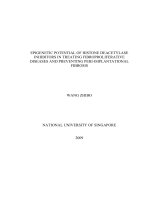 Epigenetic potential of histone deacetylase inhibitors in treating fibroproliferative diseases and preventing peri implantational fibrosis