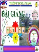 Tiết 28 Sự nóng chảy và sự đông đặc