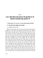 Giáo trình tổ chức thương mại thế giới (WTO OMC) 