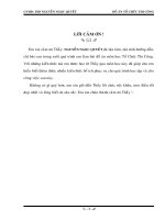 Đồ Án Tổ Chức Thi Công ThS Nguyễn Ngọc Quyết