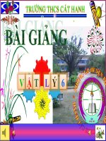 Tiết 27 Thực hành đo nhiệt độ