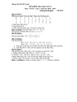 De kiem tra hoc ky II Toan 7(day du dap an)