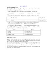 Đề kiểm tra học kì 1 lớp 9 môn sử