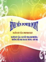 HÌNH ẢNH ĐỘNG RẤT ĐẸP